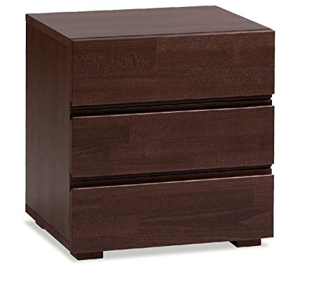 Hasena Woodline Nachttisch Treva Buche Schoko 3 Schubladen