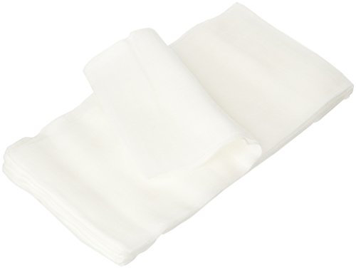 GIMA Mediberg NOLINT Compresa de gasa hidrofílica de algodón puro, no estéril, 20 hilos/cm2, 16 capas plegadas y ribeteadas, tamaño 10 x 10 cm, 100 piezas, 10x20