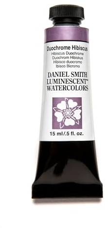 Daniel Smith Extra Fine Watercolor 15ml Paint Tube, Duochrome, Hibiscus (284640031)