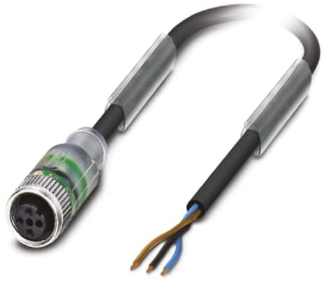 Phoenix Contact SAC-3P- 5.0-PUR/M12FS-2L konfektioniertes Sensorkabel Buchse gerade/offenes Ende, Länge 5m
