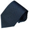 Lorenzo Cana - Luxus Krawatte aus 100% Seide - Blau Taubenblau Punkte Silk Schlips - 84190