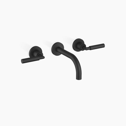 Dornbracht – tara. Wall Basin Mixer Matt Black 36707882 – 33 – Lamp 160 mm Rigid
