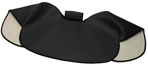Knieschutzdecke schwarz, gefüttert, Handarbeit - für Simson S50, S51, S70