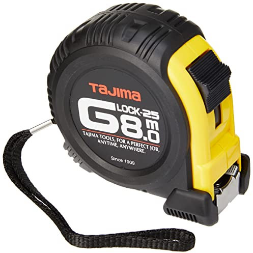 Tajima G5P80MY - Metro a nastro antiurto 8 m x 25 mm