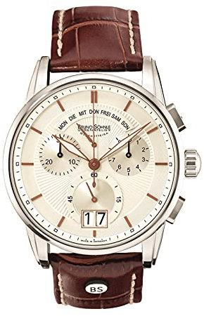 Bruno Soehnle Glashütte Herrenarmbanduhr Grandioso Chronograph 17-13117-245