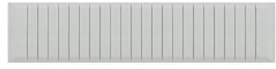 abb-entrelec mistral65 – Deckel Fenster 12 Module, Estándar