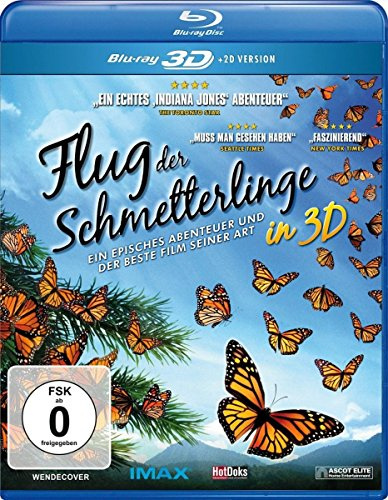 Flug der Schmetterlinge (inkl. 2D-Version) [3D Blu-ray]