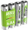 ANSMANN AA Rechargeable Batteries [Pack of 4] Long Lasting Low Self Discharge AA Type 1300 mAh NiMH MaxE Pro Battery For Toys, Cameras, Flash Units, Cordless Phones, Remote Controls, Game Consoles