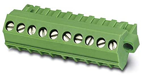 PHOENIX CONTACT SMSTB 2,5/4-STF-5,08 Leiterplattensteckverbinder, 2,5 mm² Nennquerschnitt, 4 Polzahl, 4 Anschlüsse, SMSTB 2,5/..-STF Artikelfamilie, 5,08 mm Rastermaß, Grün, 50 Stück