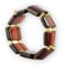 Budawi® dunkler Bernstein Stretch Ring Fingerring ab Größe 63 Bernsteinring Bernsteinschmuck