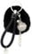 Ularma Elegant Plüsch Ball Schlüsselanhänger Weich Keychain Handtaschenanhänger Dekor (schwarz)