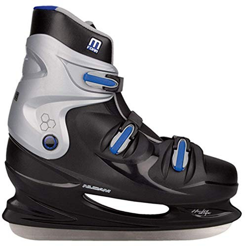 Nijdam Hockey Schlittschuhe Herren (EU 35||schwarz grau blau)