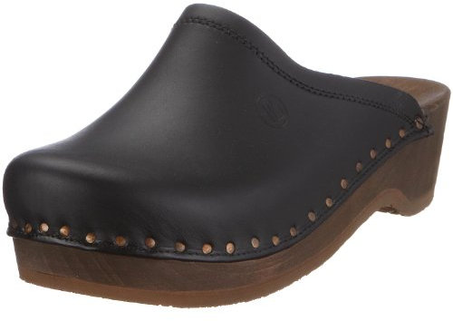 Berkemann Unisex Natur-Toeffler Pantoletten, Schwarz (schwarz), 46.5 EU
