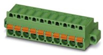 PHOENIX CONTACT FKC 2,5/14-STF-5,08 Leiterplattenstecker, 2.5 mm² Nennquerschnitt, 14 Anschlüsse, FKC 2,5/..-STF Reichweite, 5.08 mm Rastermaß, Grün, 50 Stück