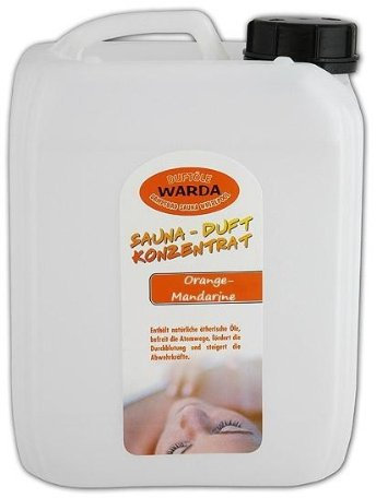 Warda Saunaaufguss Orange-Mandarine 5 l Kanister - Fünf Liter Konzentrat