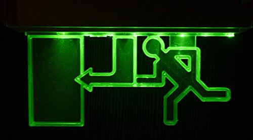 Panneau d'indication de sortie de secours lumineux 8 LED