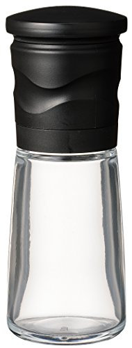 Kyocera Mill CM-15NBK-FP Ceramic Spice, Kristallsalz, einstellbare Grobheit, Demontage-Reinigung, schwarz