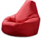 Beautiful Beanbags - Adult Highback Beanbag Chair - Large Water-Resistant for Indoor and Outdoor Use - Lounge or Gaming Chair - Manufactured in UK (Red)