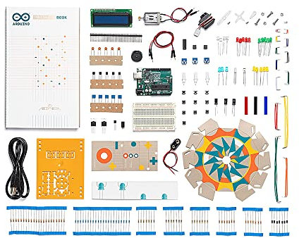 Arduino Official Starter Kit for Beginners [K000007] (Manual en Inglés) - Kit Completo para Aprender electrónica y programación, Ideal para Principiantes.