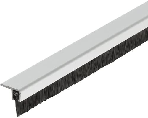 GedoTec® professionale spazzola strisce Guarnizione spazzola porta spazzola Guarnizione fondo porta al rinforzo sotto viti | lunghezza 1000mm con densità | porta guarnizione