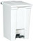 Rubbermaid Commercial 12 gal 45.4 Litre HDPE Step On Trash Can - White