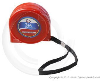 Kutlu Deutschland GmbH 3m Edelstahl Maßband