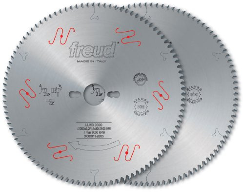 Freud LU4B03 250mm 100 Tooth Carbide Tipped Thin Kerf Blade for Cutting and Sizing Plexiglas and Plastic Material Panels