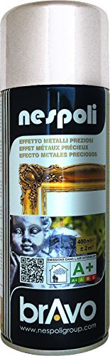NESPOLI Aérosol peinture professionnelle argent 400 ml