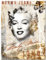 Nostalgic-Art 14207 Celebrities - Marilyn, Portrait-Collage, Magnet, 8 x 6 cm