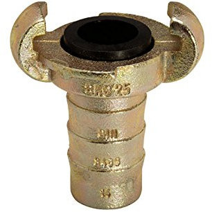 RIEGLER 107842-KT 19 Klauenkupplung mit Schlauchanschluss, LW 19 (3/4), DN 15, 1Stk