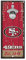 WinCraft San Francisco 49ers NFL Schild mit Flaschenöffner