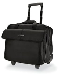 Kensington Laptoptrolley, klassische Trolley für 15,6 Zoll Laptops, Mit Tragegriff und Zubehörfächern, Für Männer & Frauen, Ideales Reisegepäck, schwarz, K62565EU