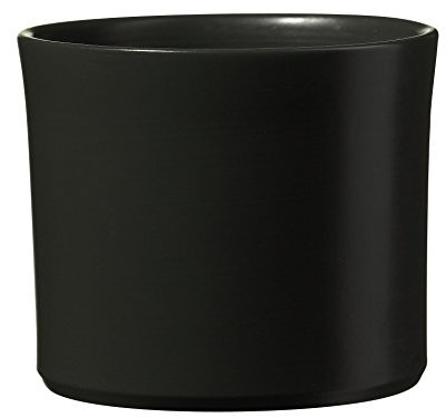Soendgen Keramik Miami Blumenübertopf, anthrazit, 20 x 20 x 17 cm