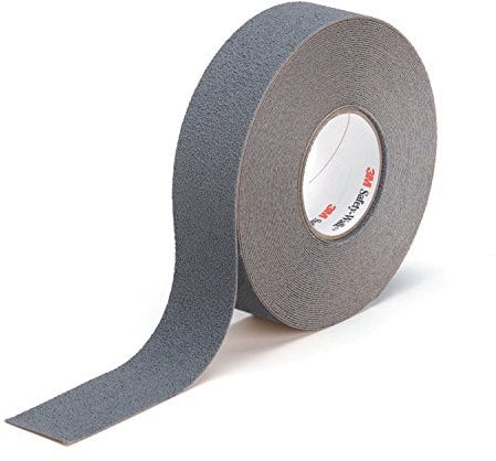 3M Safety-Walk Slip Resistant Resilient Medium Tape 300 Series, Grey, 51 mm x 18.3 m, 1/Case