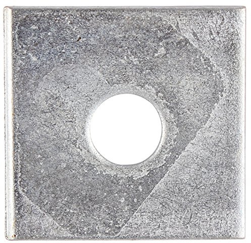 TIMCO BZP Square Plate Washer - 10 x 40 x 5 - Zinc - Box of 100