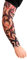 Tribal - Tattoo Ärmel zum Überziehen - Armgröße: L - Kostüm-Zubehör für Halloween, Karneval & Motto-Party