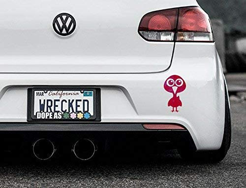 JCM Liebenswürdig, Gans Bumper Auto Aufkleber Aufkleber, rot chrom