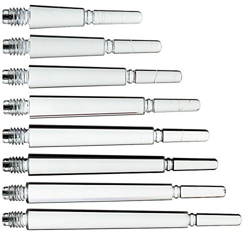 1 x SET COSMO DART STEMS SHAFTS, NORMAL klar LOCKED SIZE 5