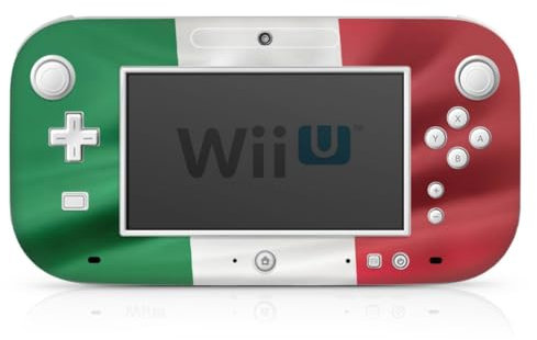 DeinDesign Skin kompatibel mit Nintendo Wii U Gamepad Folie Sticker Italien Flaggen