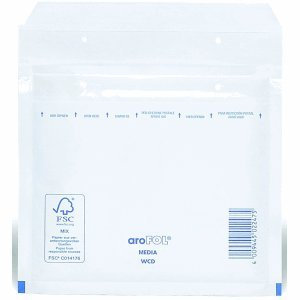Luftpolstertasche Größe CD weiß Innenmaß: 18x16,5cm cm VE=100 Stück