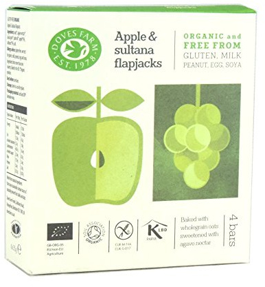 Doves Farm | Apple & Sultana Flapjack | 7 X 4 X 35G