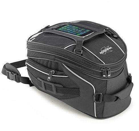 Kappa Borsa da serbatoio estensibile 16lt RA311R Nera per motocicletta