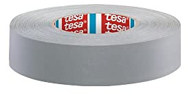 Tesa 04651-00537-00 4651, Gewebeband Premium 50mx38mm in grau, 50 m x 38 mm