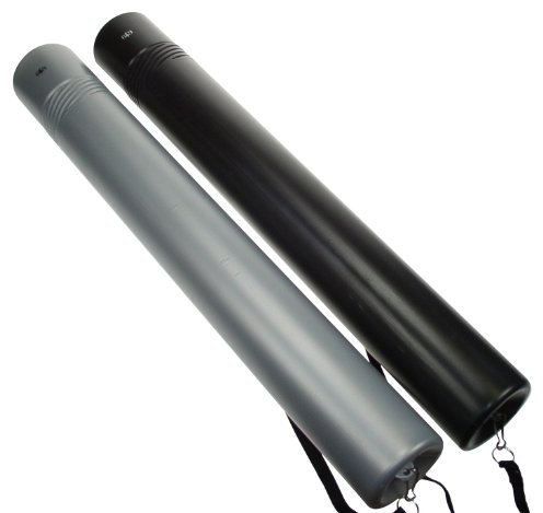 FolderSys 10 x Zeichnen Papier A2 Länge verstellbar mit Gürtel Schwarz