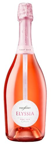 Freixenet Elyssia Pinot Noir Cava Brut (1 x 0,75 l) – mehrfach prämierter Premium-Cava mit Aromen von Himbeere und Kirsche – herb, elegant und harmonisch – bis zu 12 Monate Flaschengärung