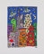 James Rizzi Visit My Friendly City Poster Bild Kunstdruck Lithografie 24x29cm