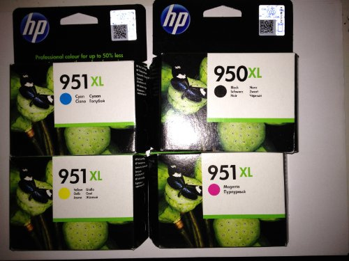 4 Original XL Druckerpatronen für HP Officejet Pro 276 DW 276DW (XL Black,Cyan,Yellow,Magenta) Tintenpatronen