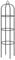 Metal Garden Obelisk Climbing Plant 1.9m Flowers Steel Frame Trellis Vines Floral Decor Army Green Yard Round Weather-Proof Metal