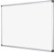 Bi-Office Magnetisches Whiteboard Maya, 150 x 100 cm, Lackierte Stahloberfläche, Trocken Abwischbar, Memoboard mit Aluminiumrahmen und Stifteablage, Magnettafel