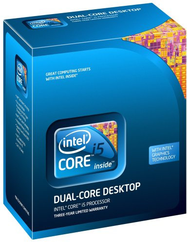 Intel Core i5 (760 2,8 GHz Quad Core Prozessor, Sockel 1156 DMI 2.5 GT/s, L3, 8 MB Cache 0.045 Micron (Intel-Version: 3 Jahre garantie